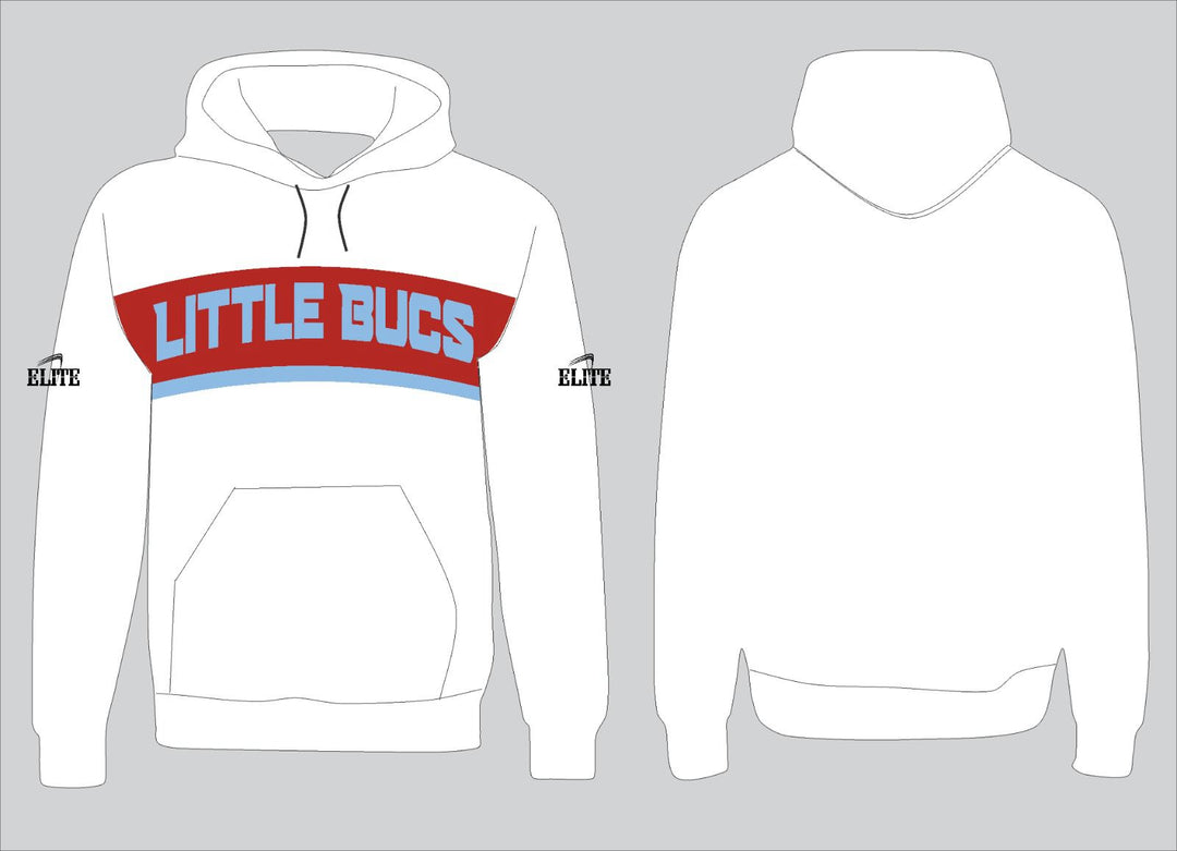 Little Bucks Staff Hoodie - White (Sky Blue Logo)
