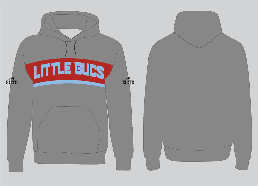 Little Bucks Staff Hoodie - Grey (Sky Blue Logo)