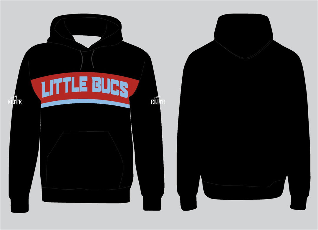 Little Bucks Staff Hoodie - Black (Sky Blue Logo)