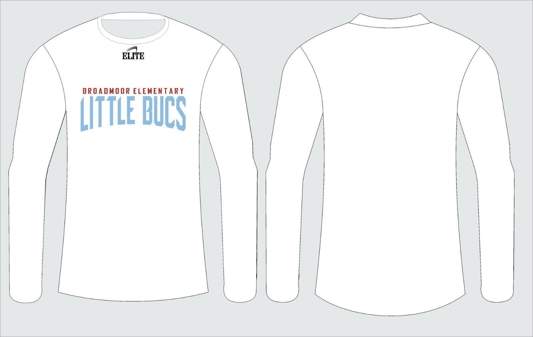 Little Bucks Staff Long Sleeve Shirt - White