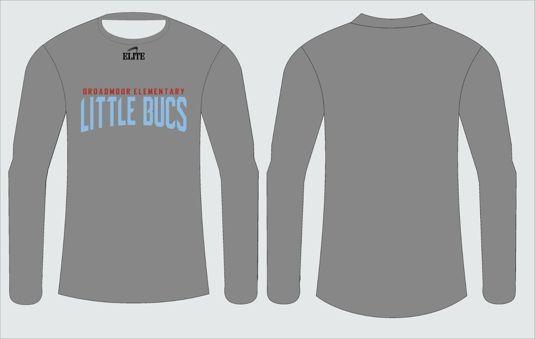 Little Bucks Staff Long Sleeve Shirt - Grey