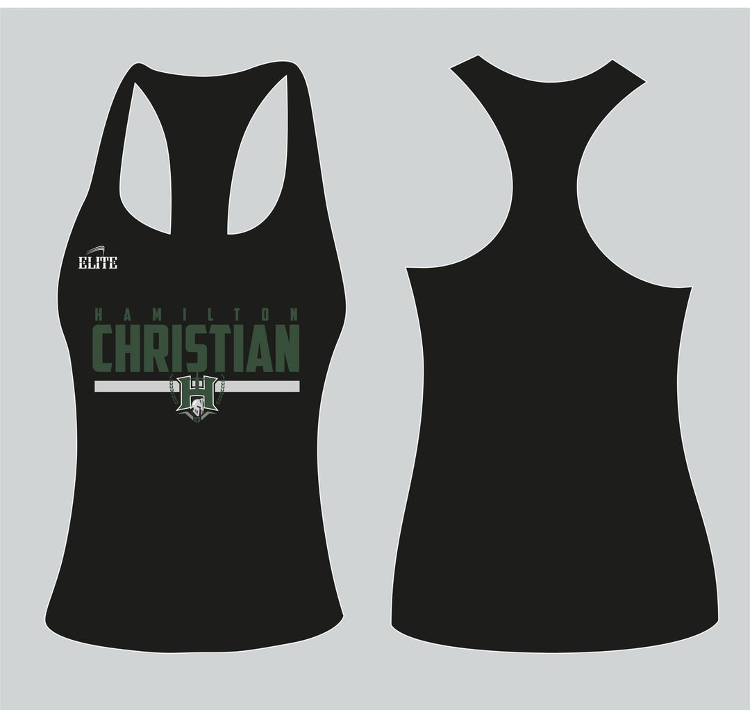 Hamilton Christian Women’s Racerback Top - Black