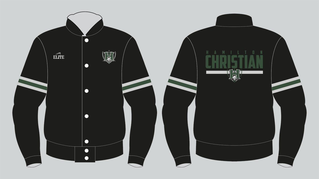 Hamilton Christian Bomber Jacket - Black