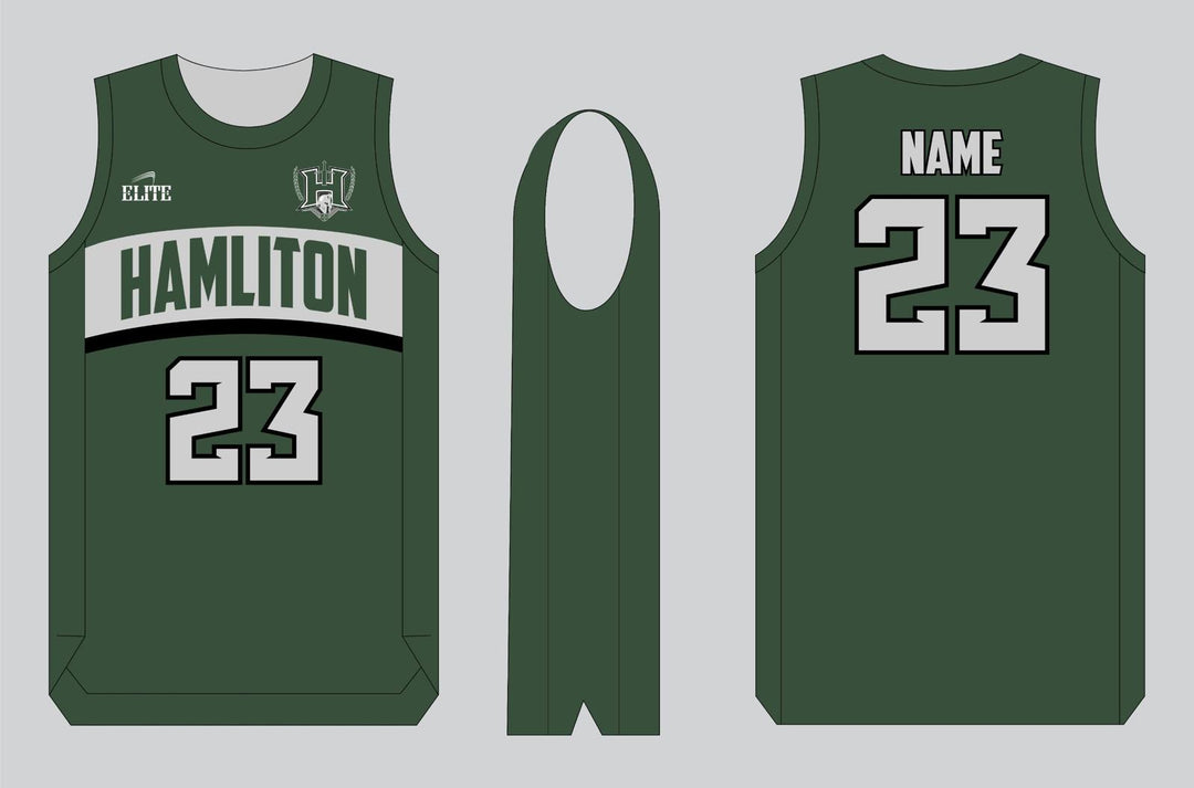 Hamilton Christian Basketball Jersey - Green
