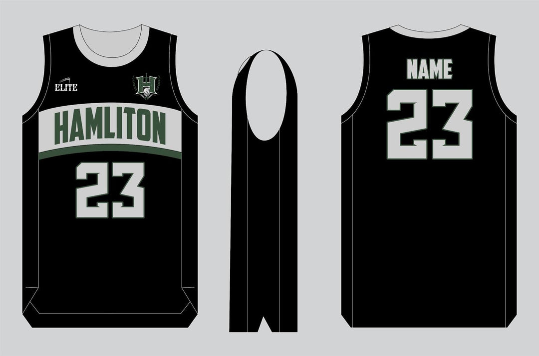 Hamilton Christian Basketball Jersey - Black