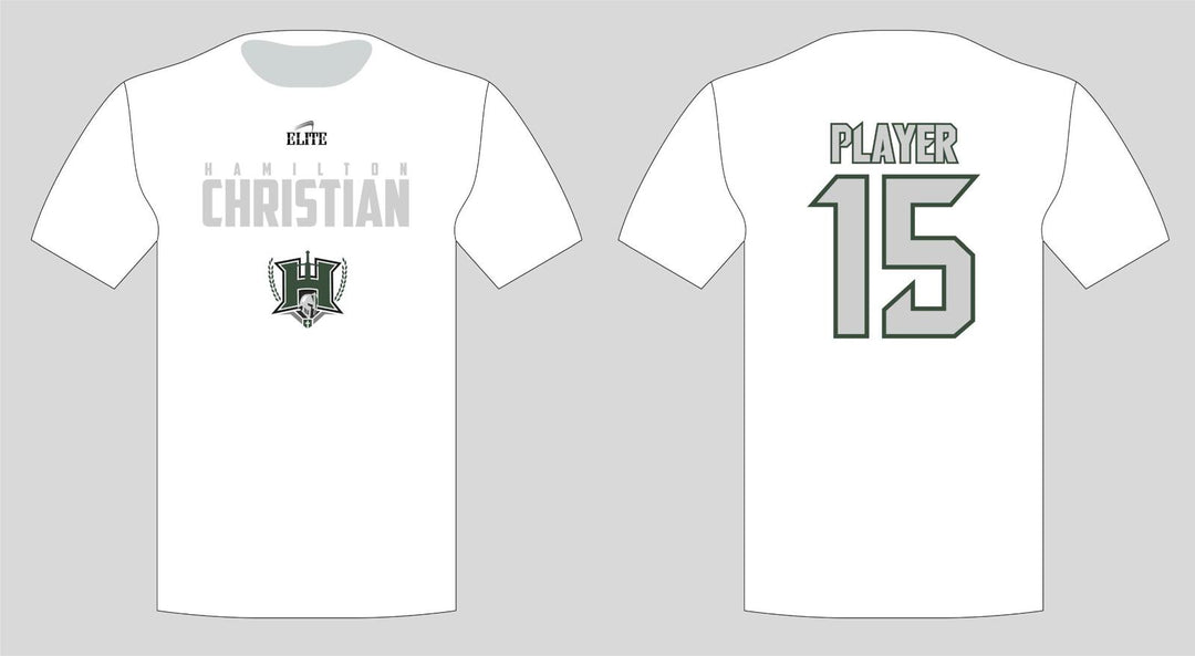 Hamilton Christian Short Sleeve Shirt - White