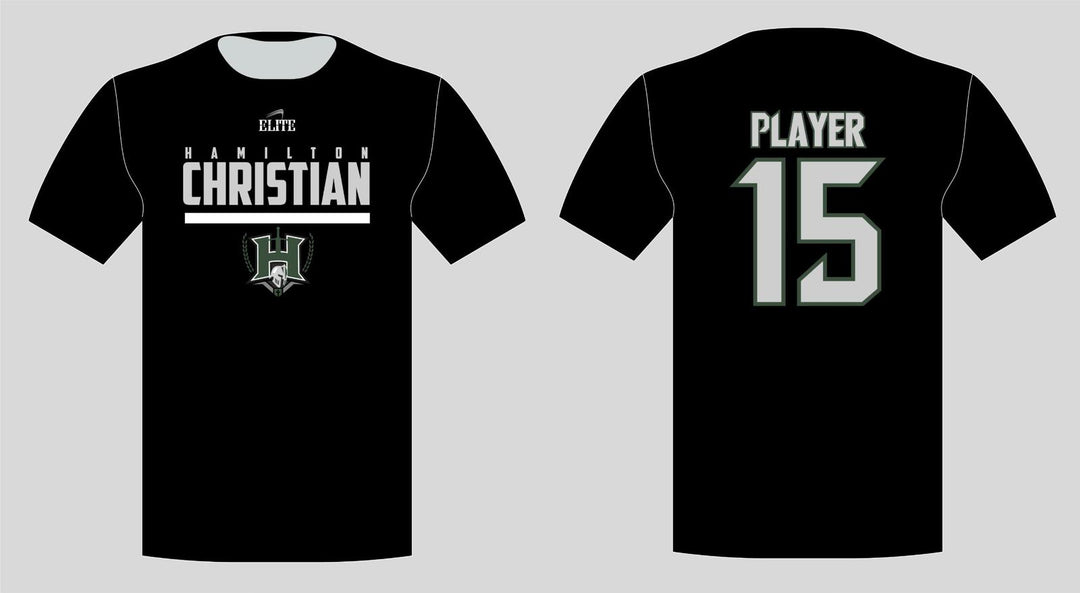 Hamilton Christian Short Sleeve Shirt - Black