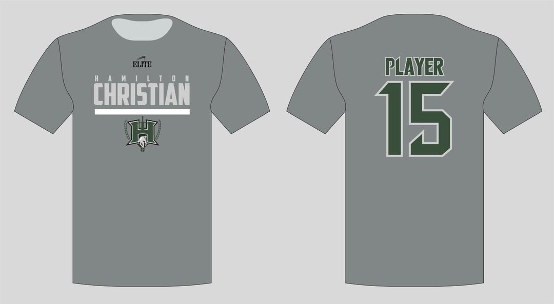 Hamilton Christian Short Sleeve Shirt - Grey