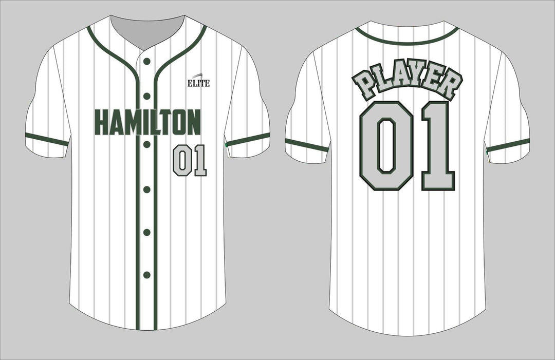 Hamilton Christian Baseball Jersey - White
