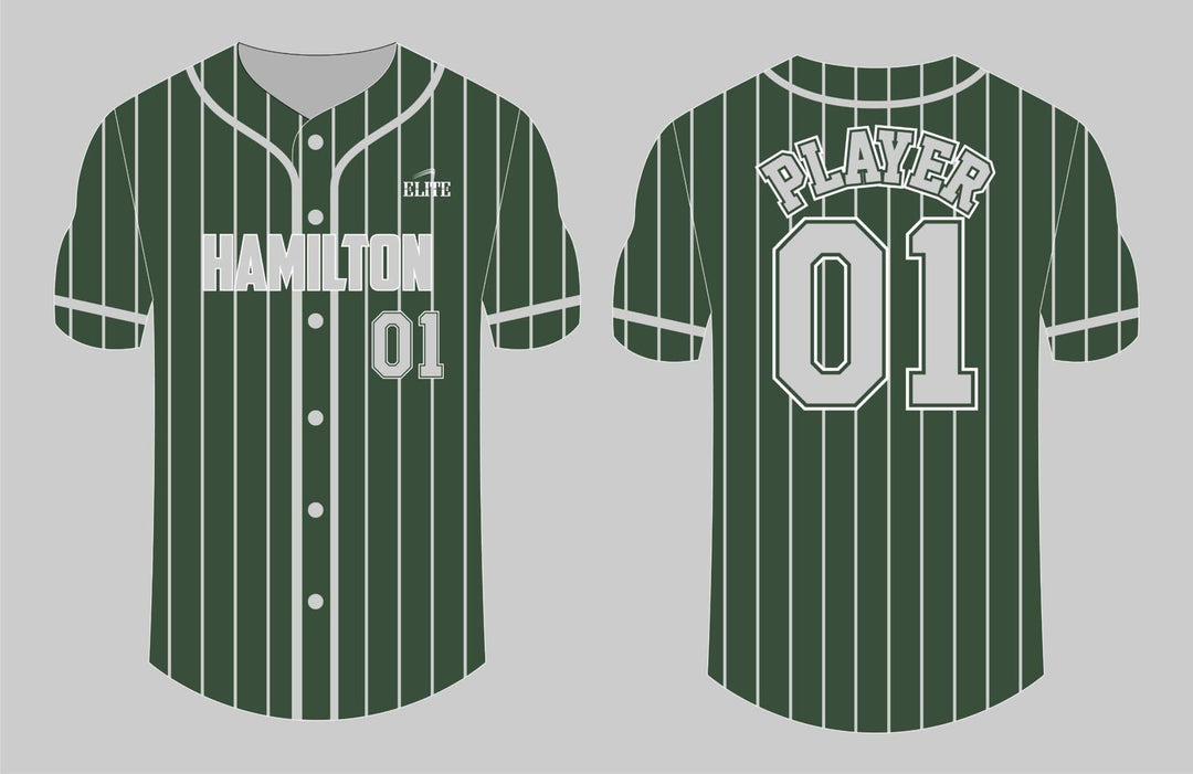 Hamilton Christian Baseball Jersey - Green