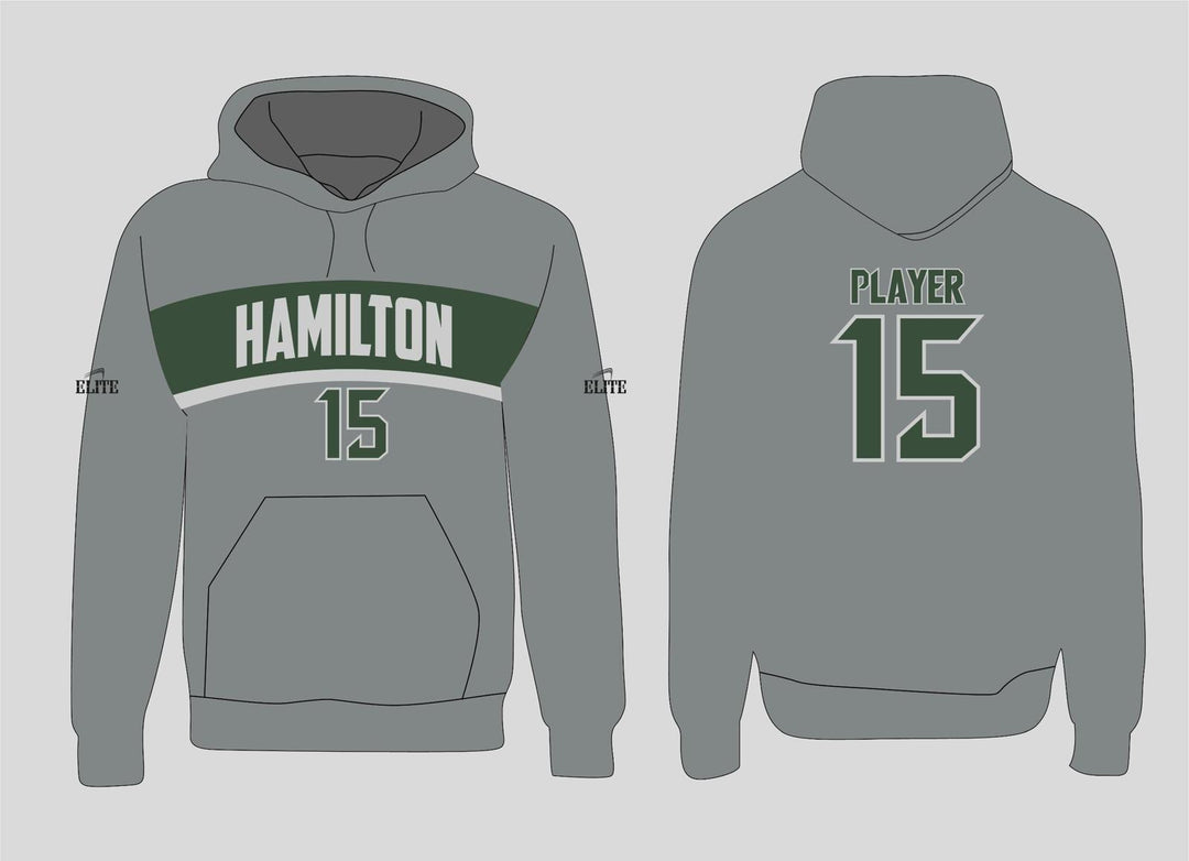 Hamilton Christian Hoodie - Grey (White Logo)