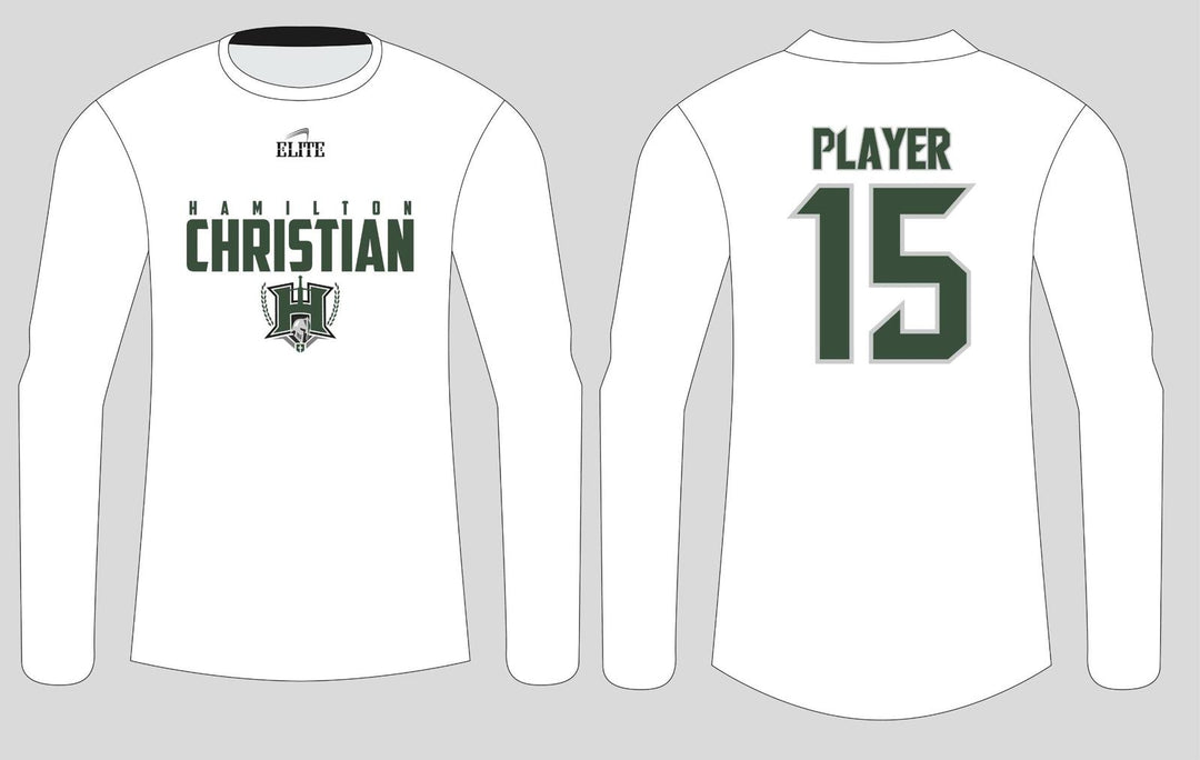Hamilton Christian Long Sleeve Shirt - White