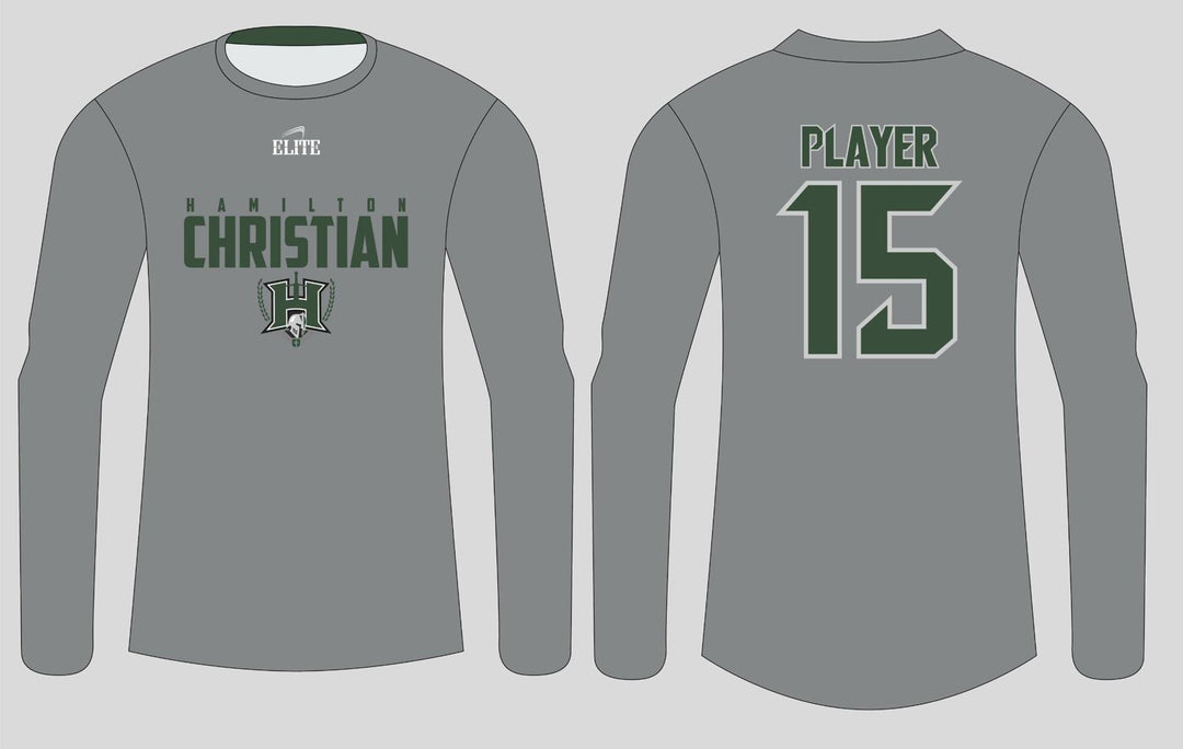 Hamilton Christian Long Sleeve Shirt - Grey
