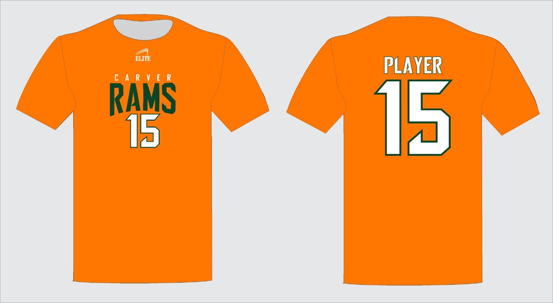 Carver Rams Short Sleeve Shirt - Orange