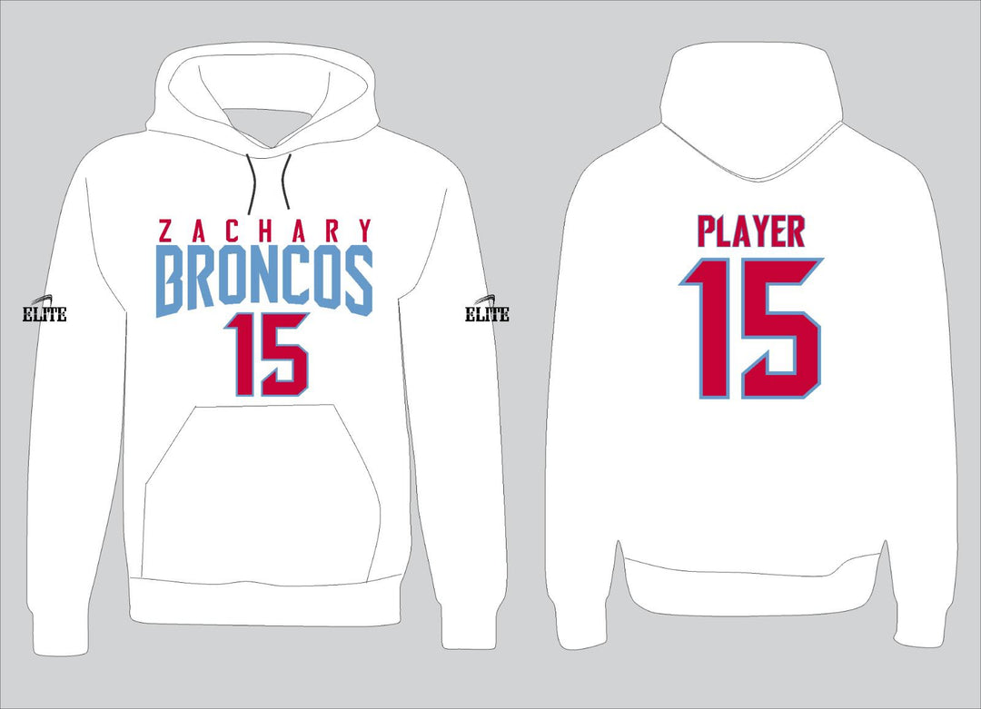 Zachary Broncos Hoodie - White