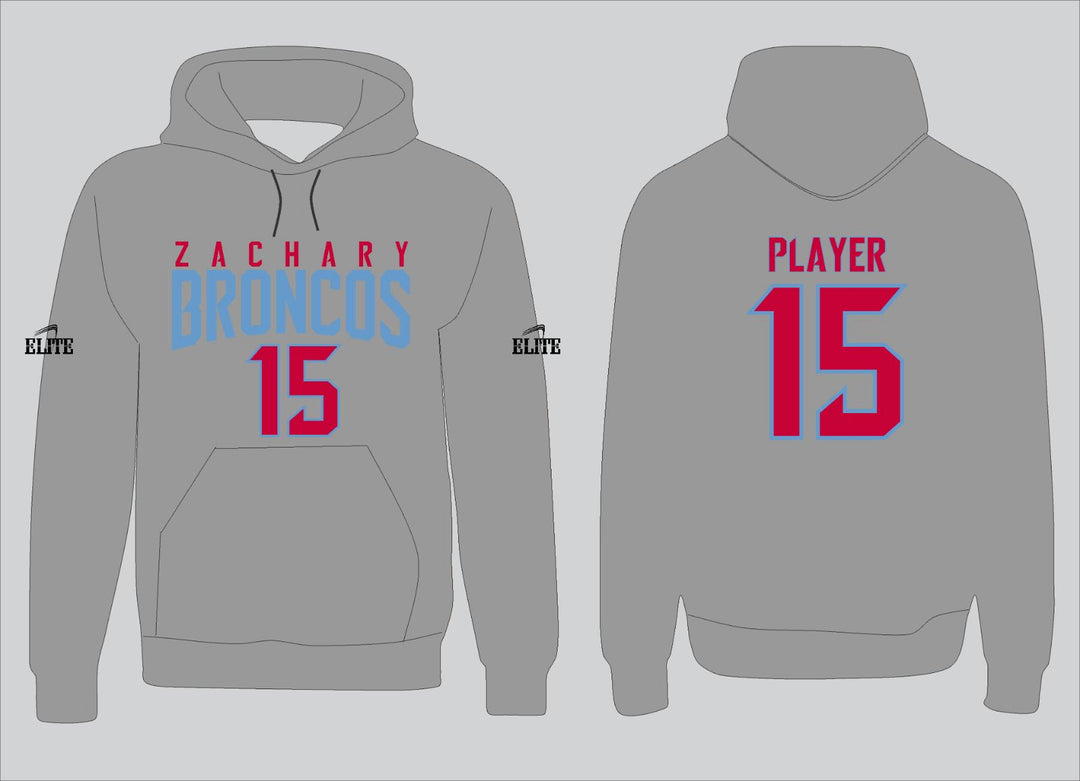 Zachary Broncos Hoodie - Grey