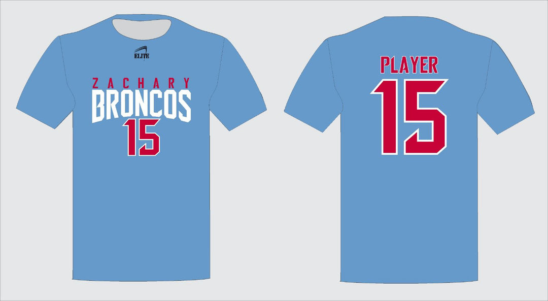 Zachary Broncos Short Sleeve Shirt - Blue