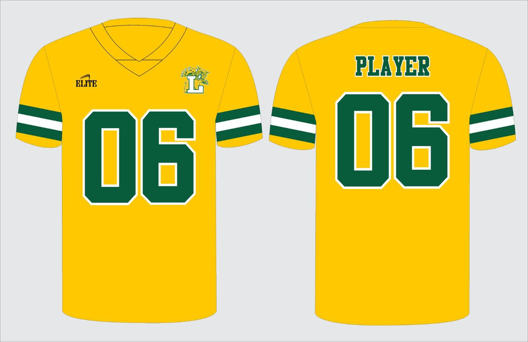 Livonia Football Jersey - Yellow