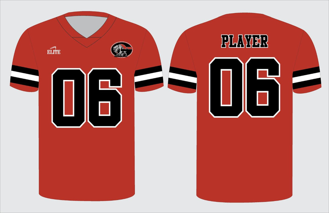 Glen Oaks Football Jersey - Red