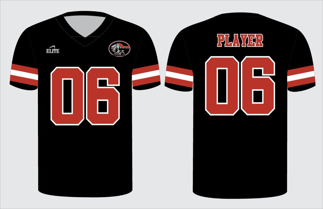 Glen Oaks Football Jersey - Black