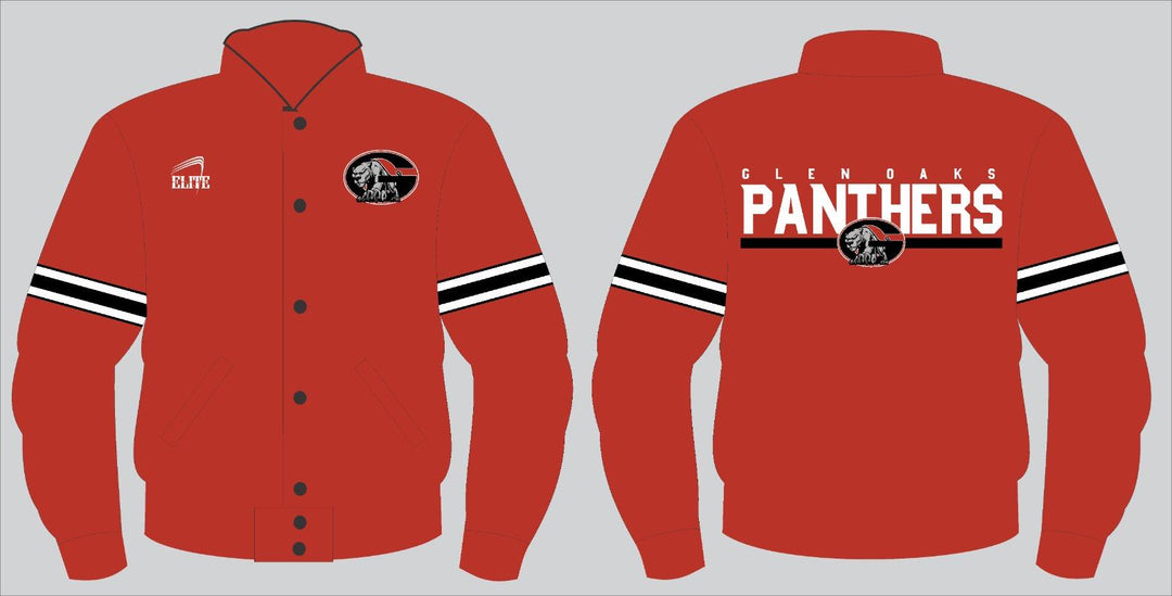 Glen Panthers Bomber Jacket - Red
