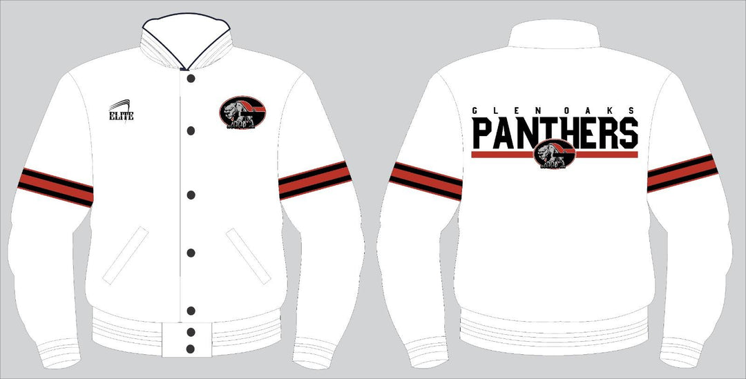 Glen Panthers Bomber Jacket - White