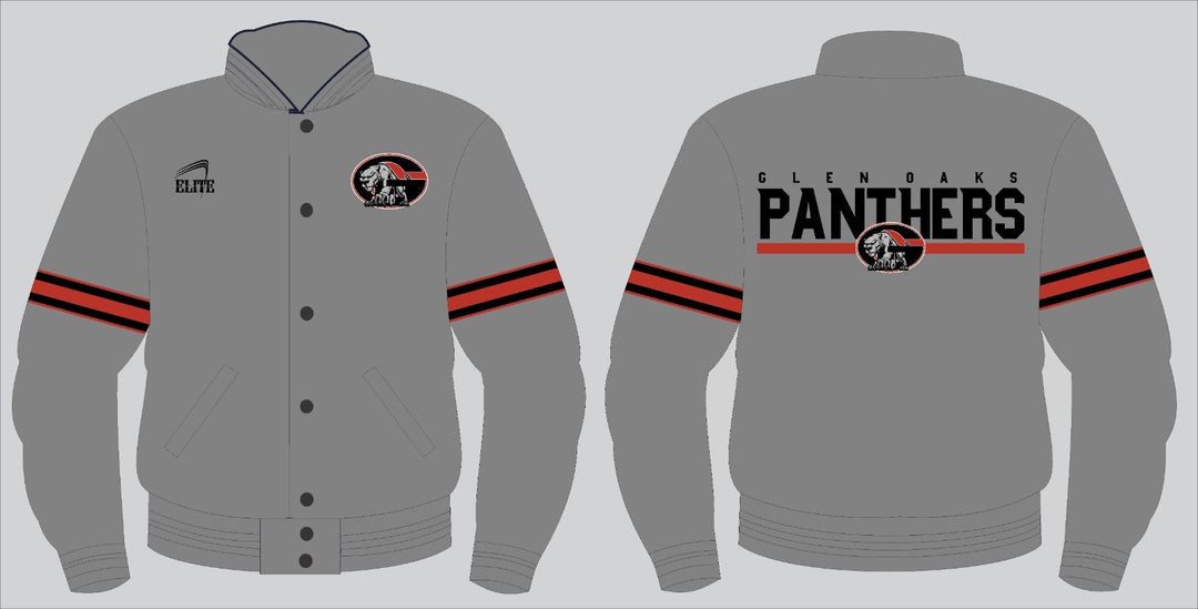 Glen Panthers Bomber Jacket - Grey