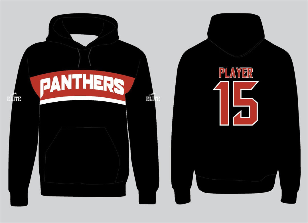 Glen Panthers Hoodie - Black (WhiteLogo)