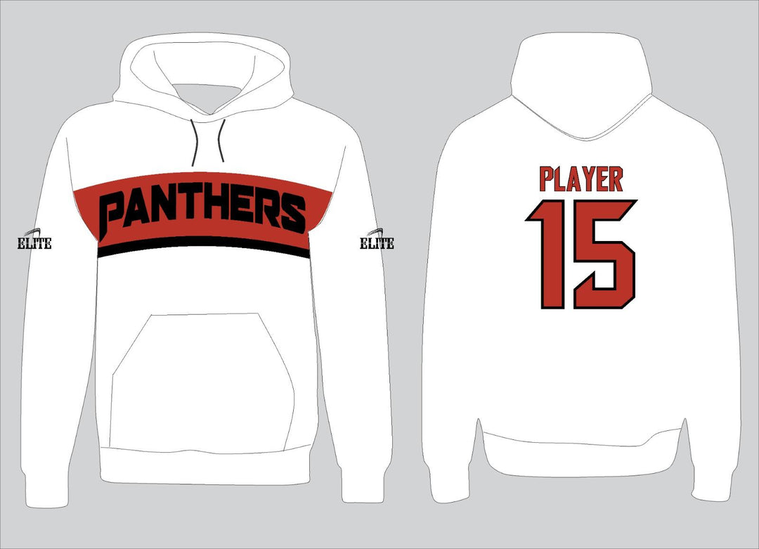 Glen Panthers Hoodie - White (Black Logo)