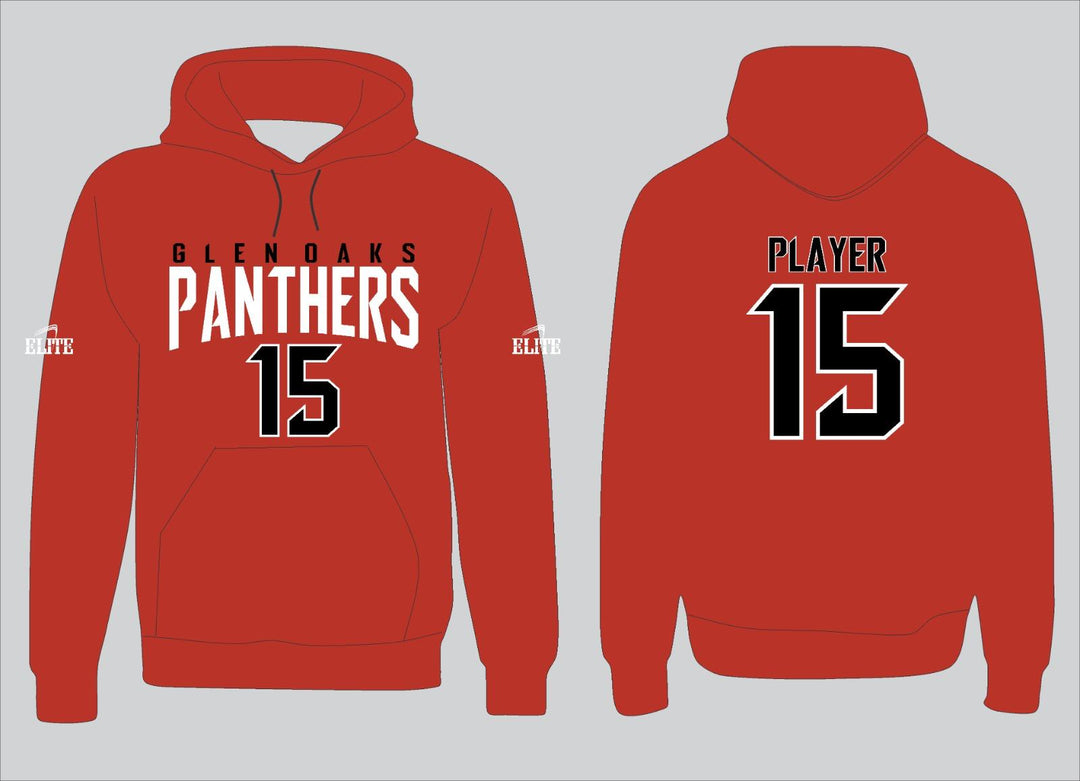Glen Panthers Hoodie - Red