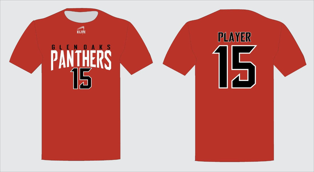 Glen Panthers Short Sleeve Shirt - Red