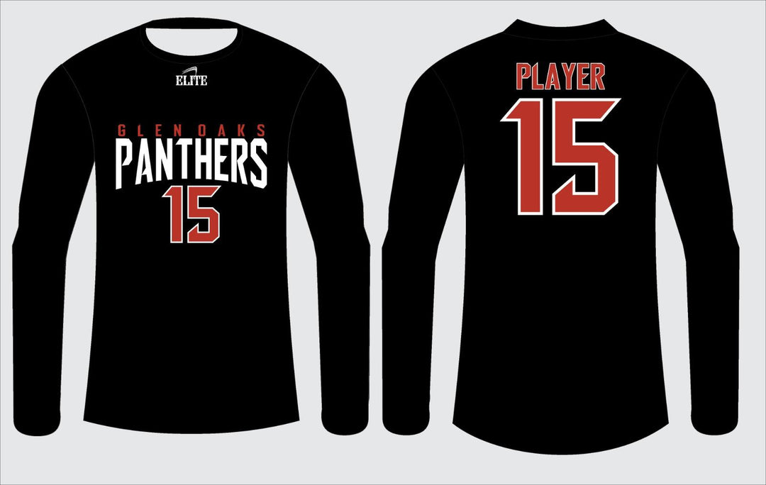 Glen Panthers Long Sleeve Shirt - Black