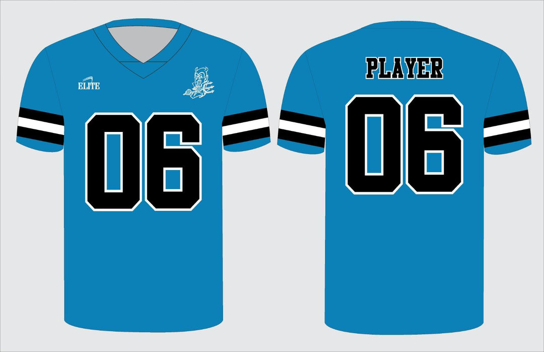 Central High NJ Football Jersey - Navy Blue