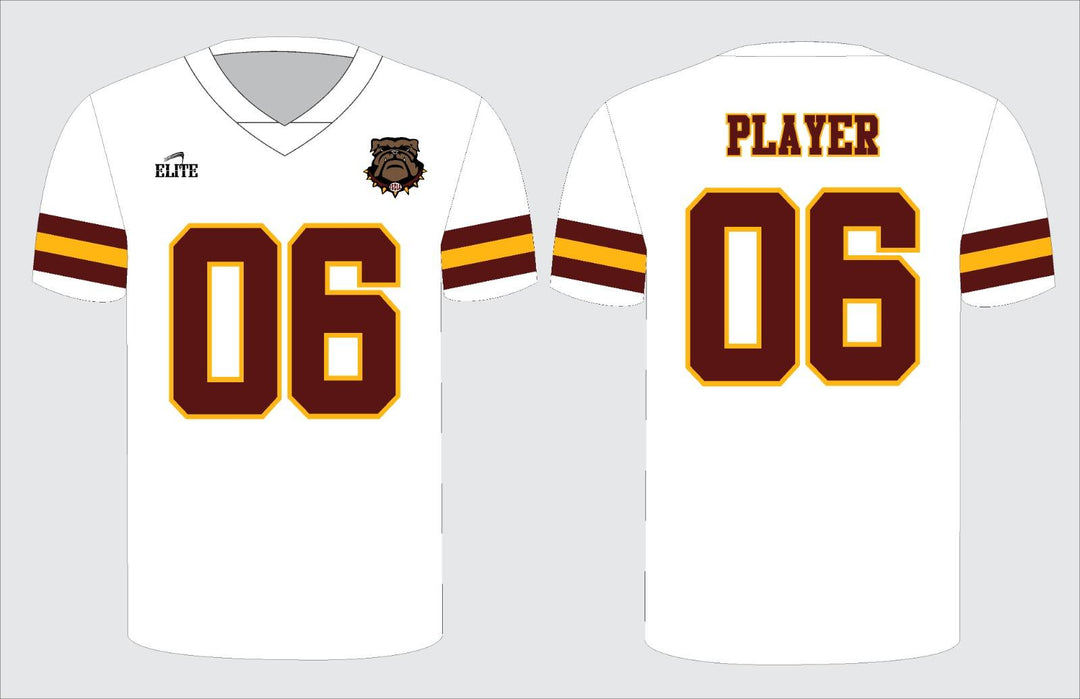 JS CLARK Football Jersey - White
