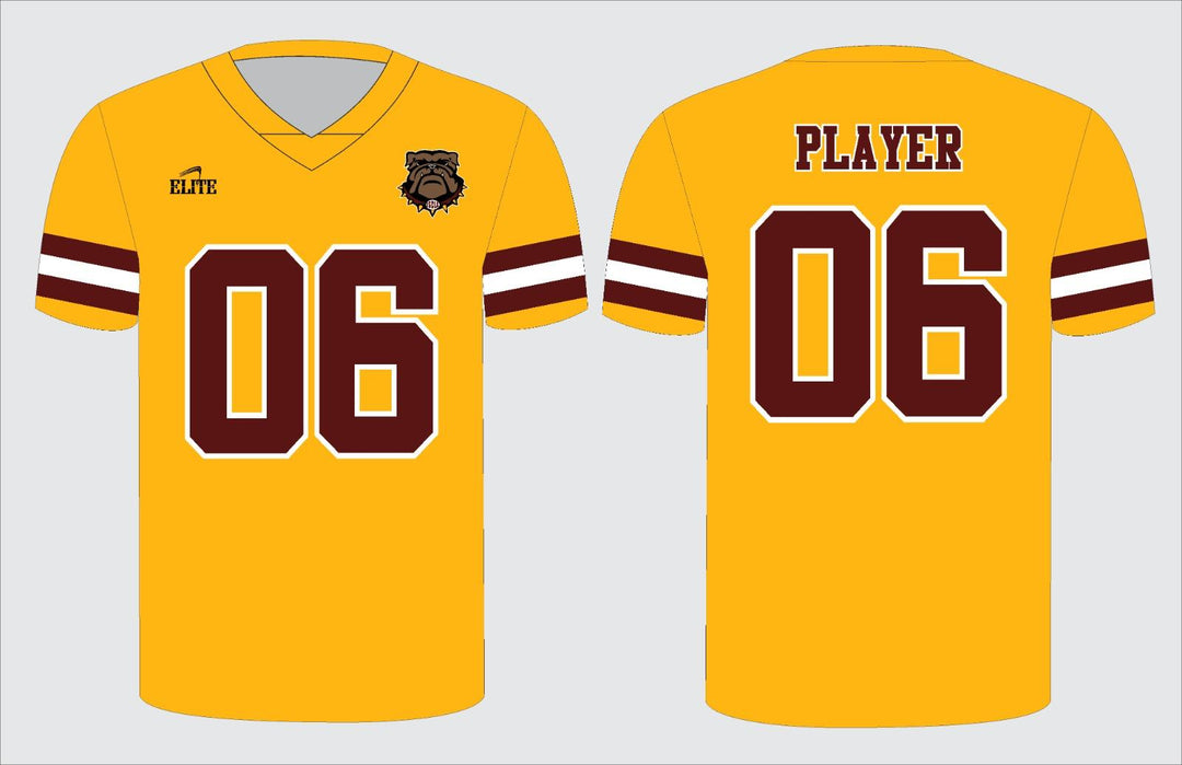 JS CLARK Football Jersey - Yellow