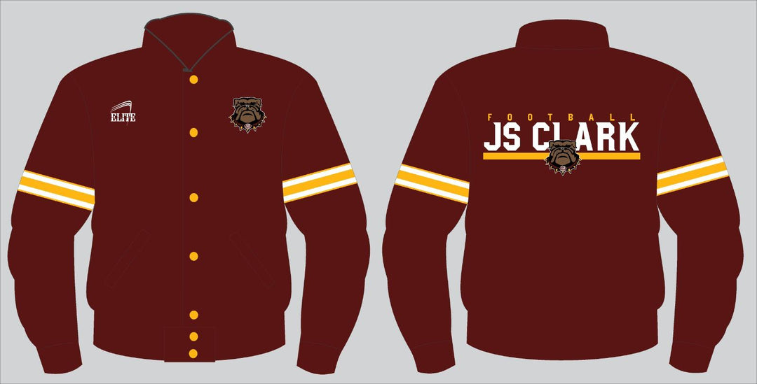 JS CLARK Bomber Jacket - Brown