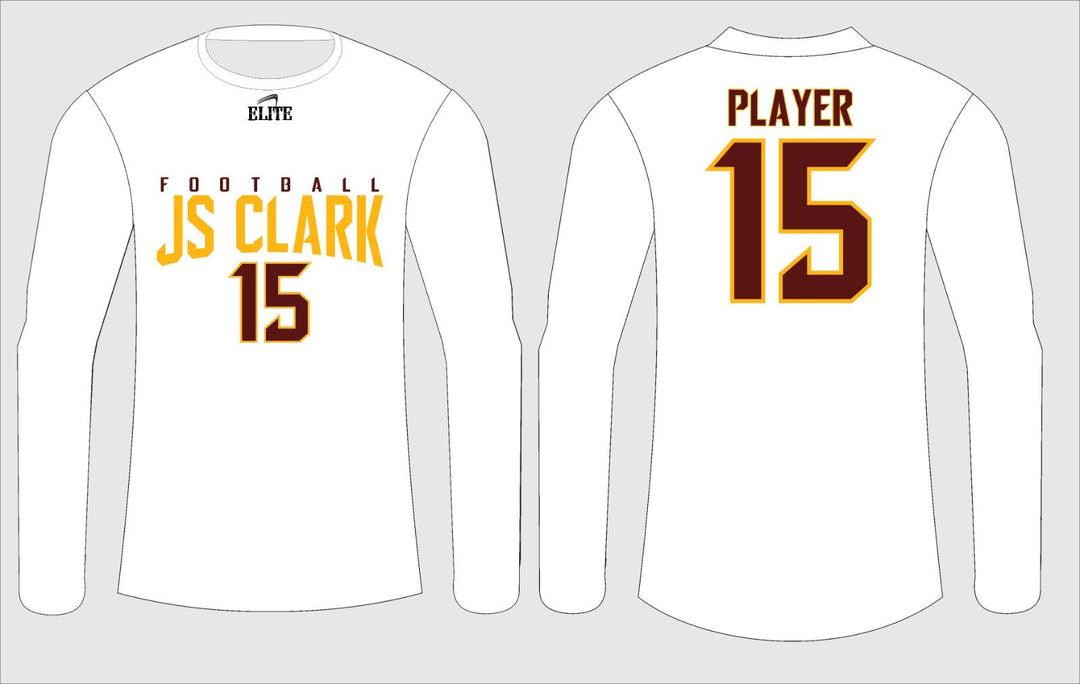 JS CLARK Long Sleeve Shirt - White