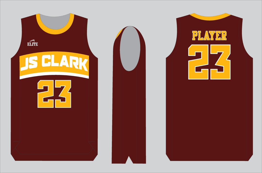 JS CLARK Basketball Jersey - Brown