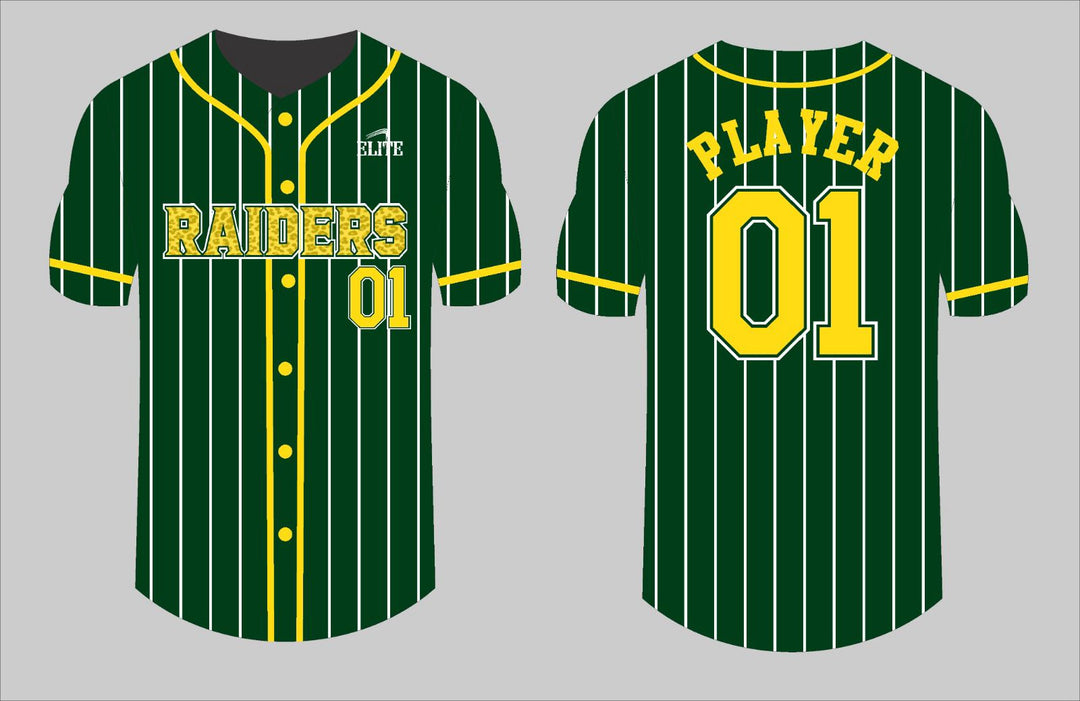 Park Raiders Baseball Jersey - Green