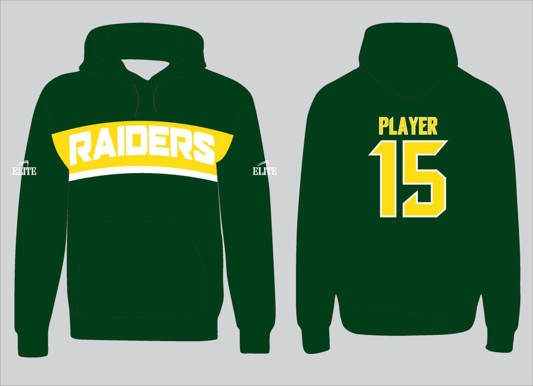 Park Raiders Hoodie - Green (White Logo)