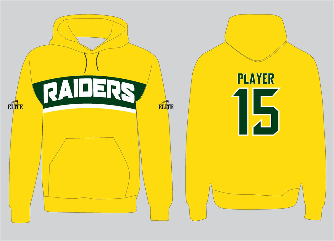 Park Raiders Hoodie - Yellow (White Logo)