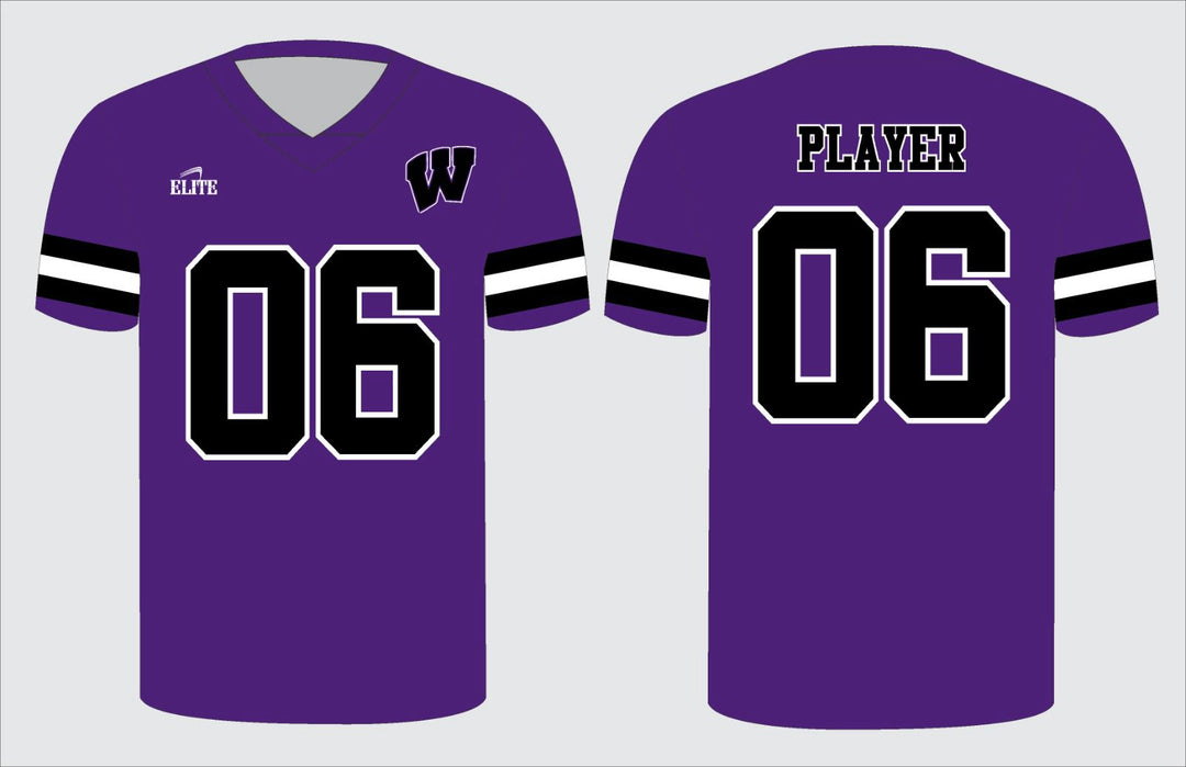 Panthers Football Jersey - Purple