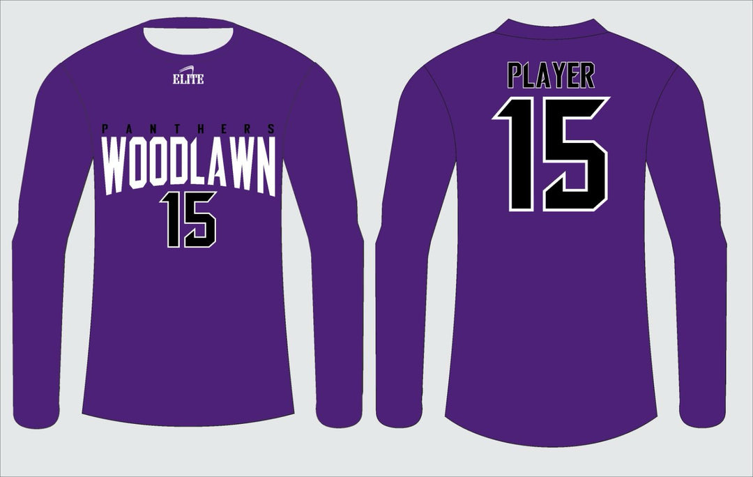 Panthers Woodlawn Long Sleeve Shirt - Purple