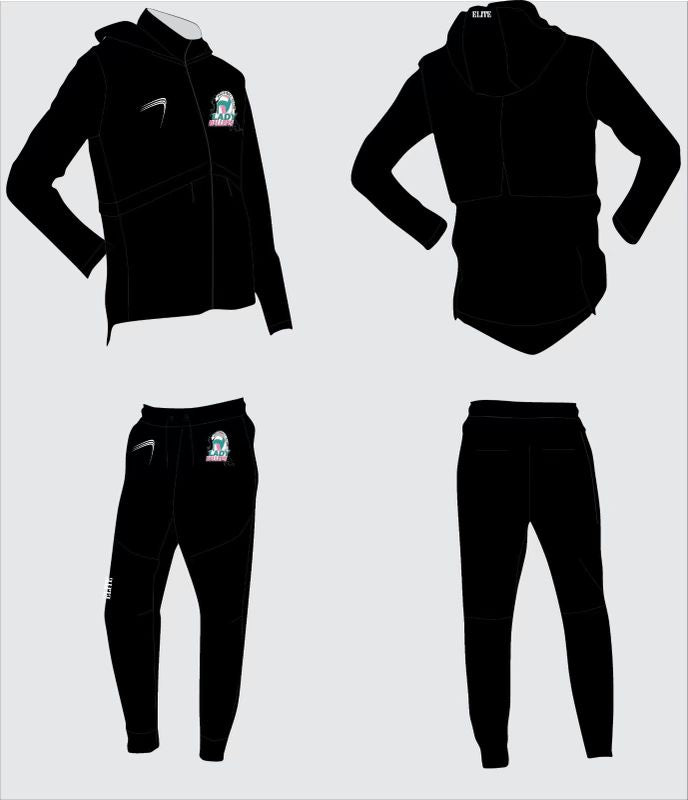 Lady Ballers Volleyball - Travel Set Black