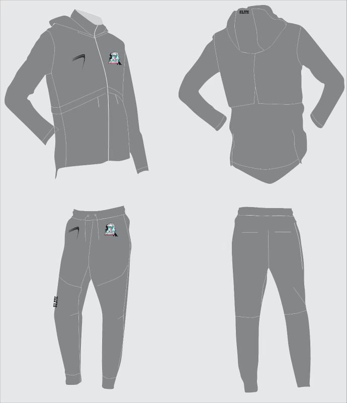Lady Ballers Volleyball - Travel Set Grey