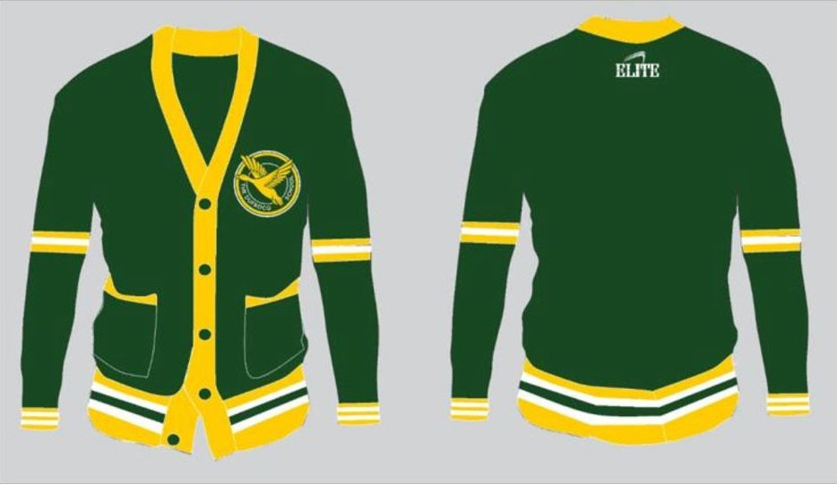 Dufrocq Elementary Cardigans Green Jersey