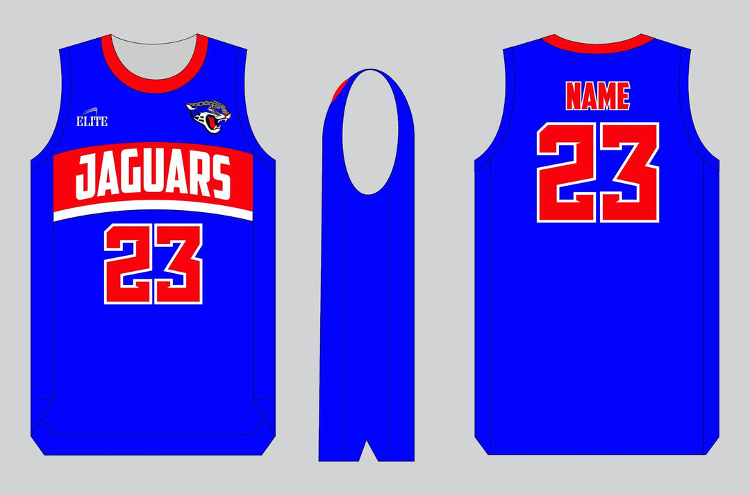 East Orange Jaguars Basketball Jersey - Blue