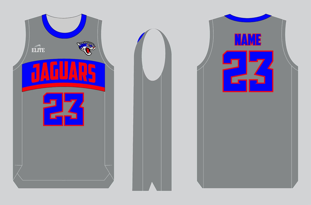 East Orange Jaguars Basketball Jersey - Grey