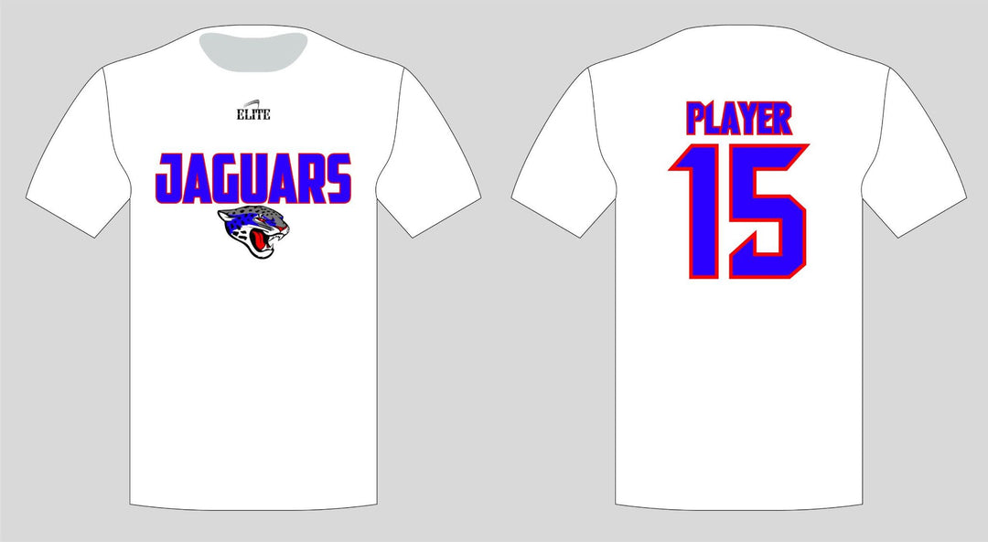 East Orange Jaguars Short Sleeve Shirt - White