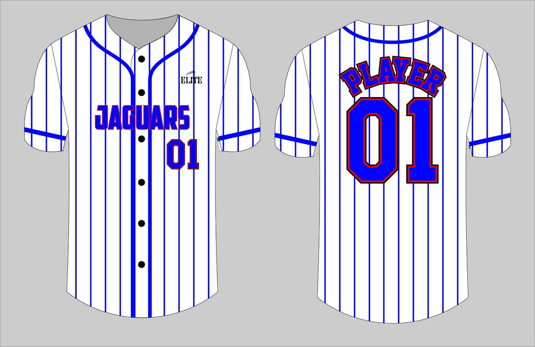 East Orange Jaguars Baseball Jersey - White